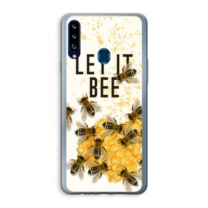 Let it bee: Samsung Galaxy A20s Transparant Hoesje