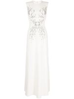 Jenny Packham robe Misty à ornements de perles - Blanc