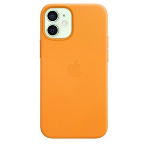 Apple origineel Leather MagSafe Case iPhone 12 Mini California Poppy - MHK63ZM/A