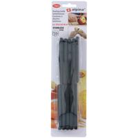 Keukenmesjes / schilmesjes - 10x stuks - RVS - zwart kunststof - 16 cm - Aardappelschilmesjes