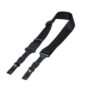 Fazley NILO QRS-BLK Quick Release gitaarband nylon zwart