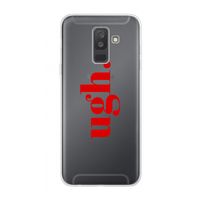 Ugh: Samsung Galaxy A6 Plus (2018) Transparant Hoesje