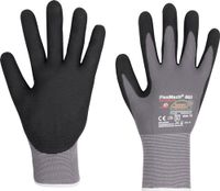 Honeywell Handschoen | maat 10 grijs/zwart | nylon/elastan/nitrilschuim | EN 388 PSA-categorie II | 10 paar - 066310141E - 066310141E