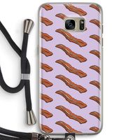 Bacon to my eggs #2: Samsung Galaxy S7 Edge Transparant Hoesje met koord