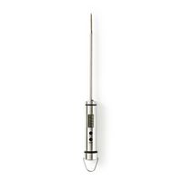 Nedis Vleesthermometer | LCD-Scherm | 0-200 °C | Zilver | 1 stuks - KATH103SS KATH103SS