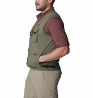 Columbia Silver Ridge™ Utility Vest Heren Stone Green M