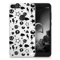 Silicone Back Case Alcatel 1S (2019) Silver Punk