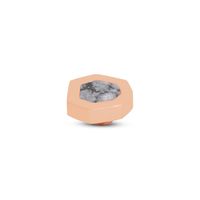 Melano Vivid Heptagon Steentje Black Picasso Rosé Melano Vivid Heptagon Steentje Black Picasso Rosé