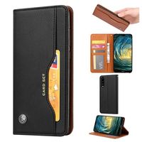 Card Set Series Huawei P30 Wallet Case - Zwart