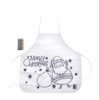 Kerst Schort zelf kleuren