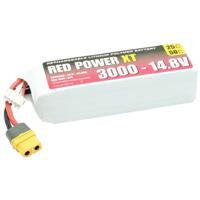 Red Power LiPo accupack 14.8 V 3000 mAh Softcase XT60 - thumbnail