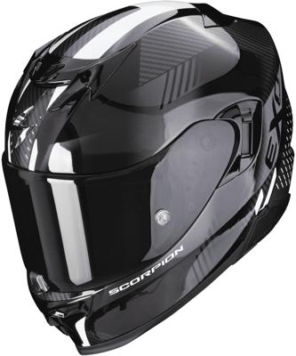 SCORPION EXO-520 Evo Air Laten, Integraalhelm, Zwart-Wit