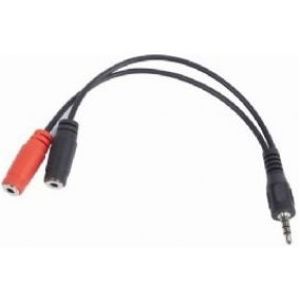 Gembird CCA-417 audio kabel 0,2 m 3.5mm 2 x 3.5mm Zwart