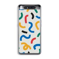 Illustratieve pop 2: Samsung Galaxy A80 Transparant Hoesje