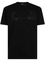 DSQUARED2 t-shirt à logo pailleté - Noir - thumbnail