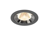 SLV InbouwspotNuminos M zwart/chroom 2700K - 20gr - 1009597