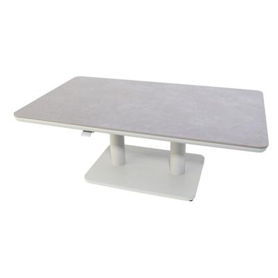 Sedalia verstelbare lounge tafel mist grey - Oosterik home