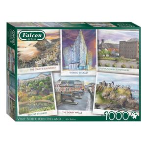 Jumbo Falcon legpuzzel - visit northern ireland, 1000st.
