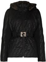 FENDI veste de ski FF à design réversible - Noir