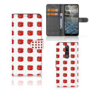 Nokia 2.4 Book Cover Paprika Red