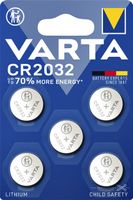 Batterij Varta knoopcel CR2032 lithium blister Ãƒ 5stuk - thumbnail