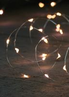 LED wire zilverdraad 40l/2 m warm wit CONNECT - Annas collection