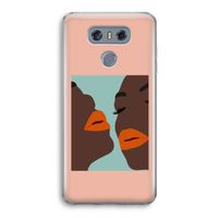 Orange lips: LG G6 Transparant Hoesje