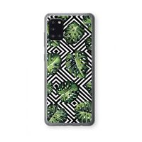 Geometrische jungle: Samsung Galaxy A31 Transparant Hoesje