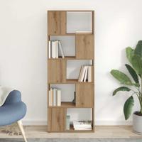 Boekenkast Artisan eiken Spaanplaat 60 x 24 x 155 cm Boekenkast