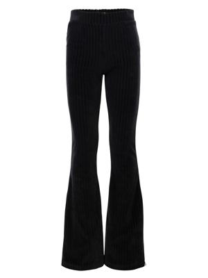 LOOXS Little winter velvet broek meisjes - grijs - rib