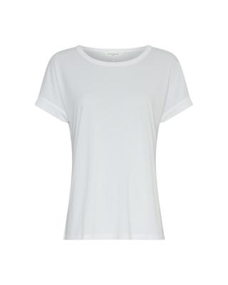 Msch Copenhagen Mschfenya Modal Tee 18292 T-shirt Korte Mouw Bright White