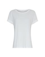 Msch Copenhagen Mschfenya Modal Tee 18292 T-shirt Korte Mouw Bright White