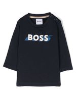 BOSS Kidswear t-shirt en coton à logo imprimé - Bleu - thumbnail