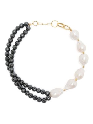 Atu Body Couture x Shir Fine Jewellery collier à perles - Noir