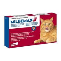 MILBEMAX TABLET ONTWORMING KAT 2-8KG 4TBL