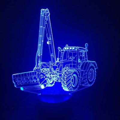 3D LED LAMP - TRACTOR 3 - Ontwerp-zelf.nl