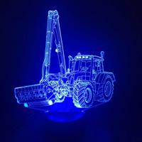3D LED LAMP - TRACTOR 3 - Ontwerp-zelf.nl