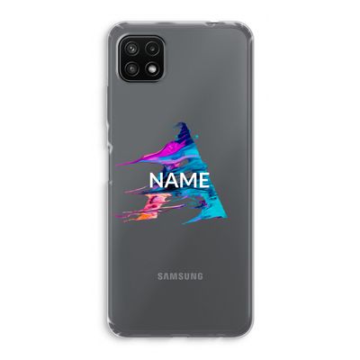 Abstract Spectrum: Samsung Galaxy A22 5G Transparant Hoesje