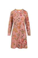 Pip Studio Pip Studio Dana Long Sleeve Nightdress Coco Flower Coral L