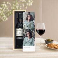 Wijn in bedrukte kist - Ramon Bilbao Reserva