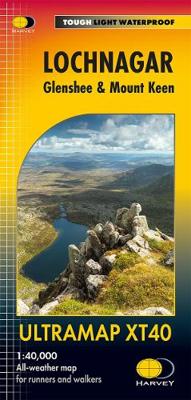 Wandelkaart Lochnagar - Glenshee & Mount Keen | Harvey Maps