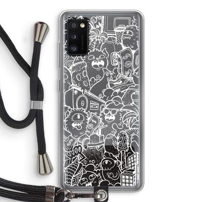Vexx City #2: Samsung Galaxy A41 Transparant Hoesje met koord