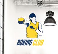 Muursticker boxing club Muursticker boxing club