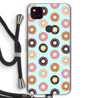 Donuts: Pixel 4a 5G Transparant Hoesje met koord