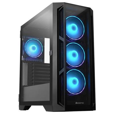 Chieftec GA-01B-TG-OP Midi-tower PC-behuizing Zwart