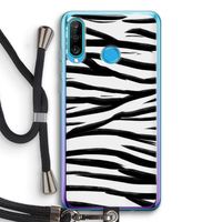 Zebra pattern: Huawei P30 Lite Transparant Hoesje met koord