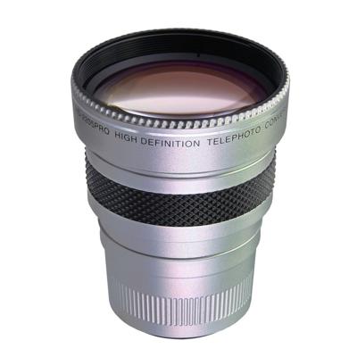Raynox HD telelens 2,2x Silver Model 37mm (inclusief 5-adapterring RA3743-/3734P5-/37305P5-/3730-/3727P5 & LS-055)