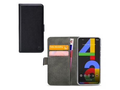 Mobilize Mobilize Classic Gelly Wallet Book Case Google Pixel 4a 5G Black