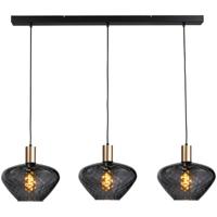 Masterlight 3-lichts hanglamp - goud -Porto met Blossom clear glazen - 2711-05-02-100-3-8