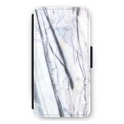 Gestreepte marmer: iPhone 11 Pro Max Flip Hoesje